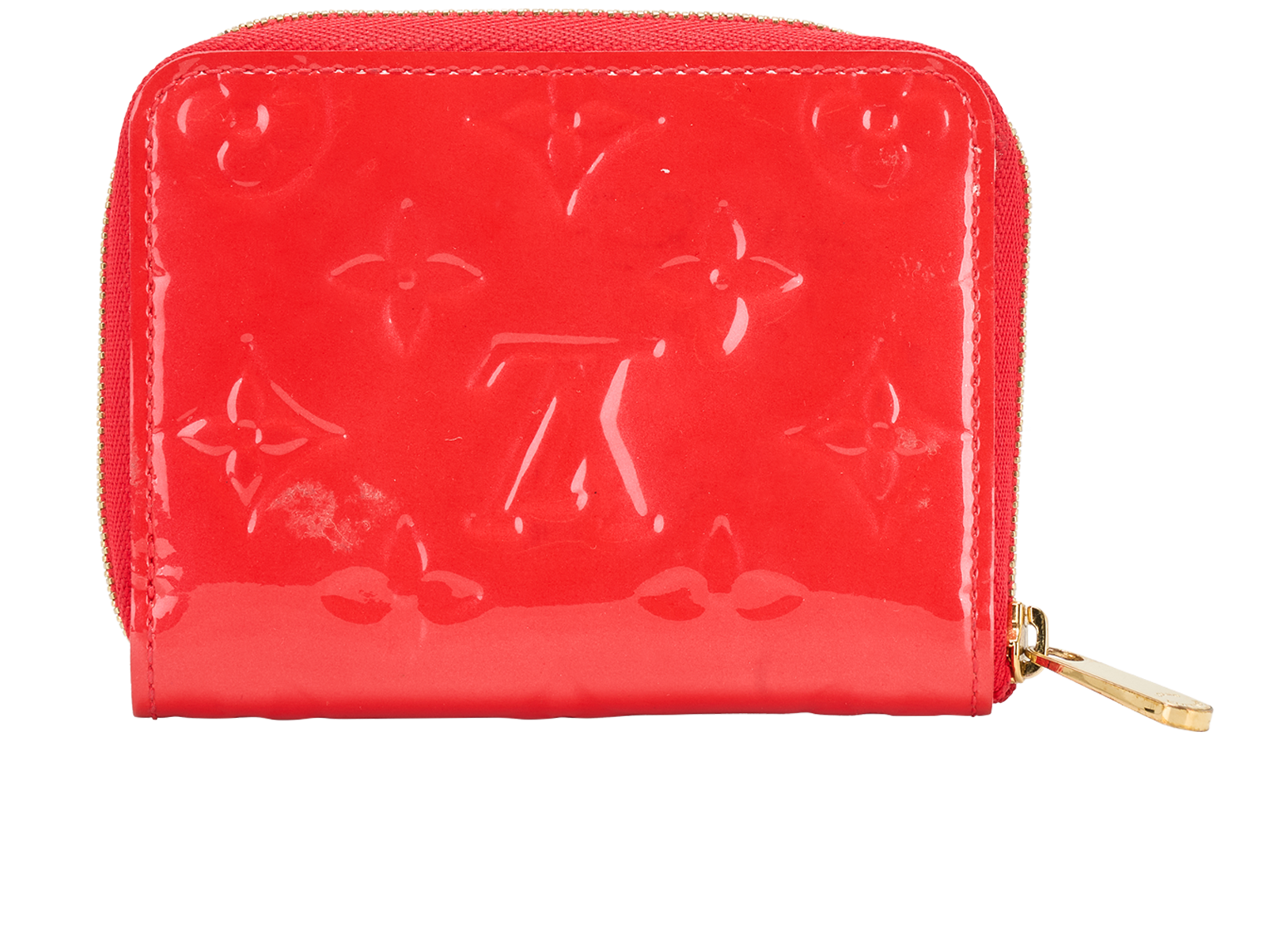 Louis Vuitton Zippy Coin Purse, &pound;220, Accessories, Pink, Patent Leather, Back view